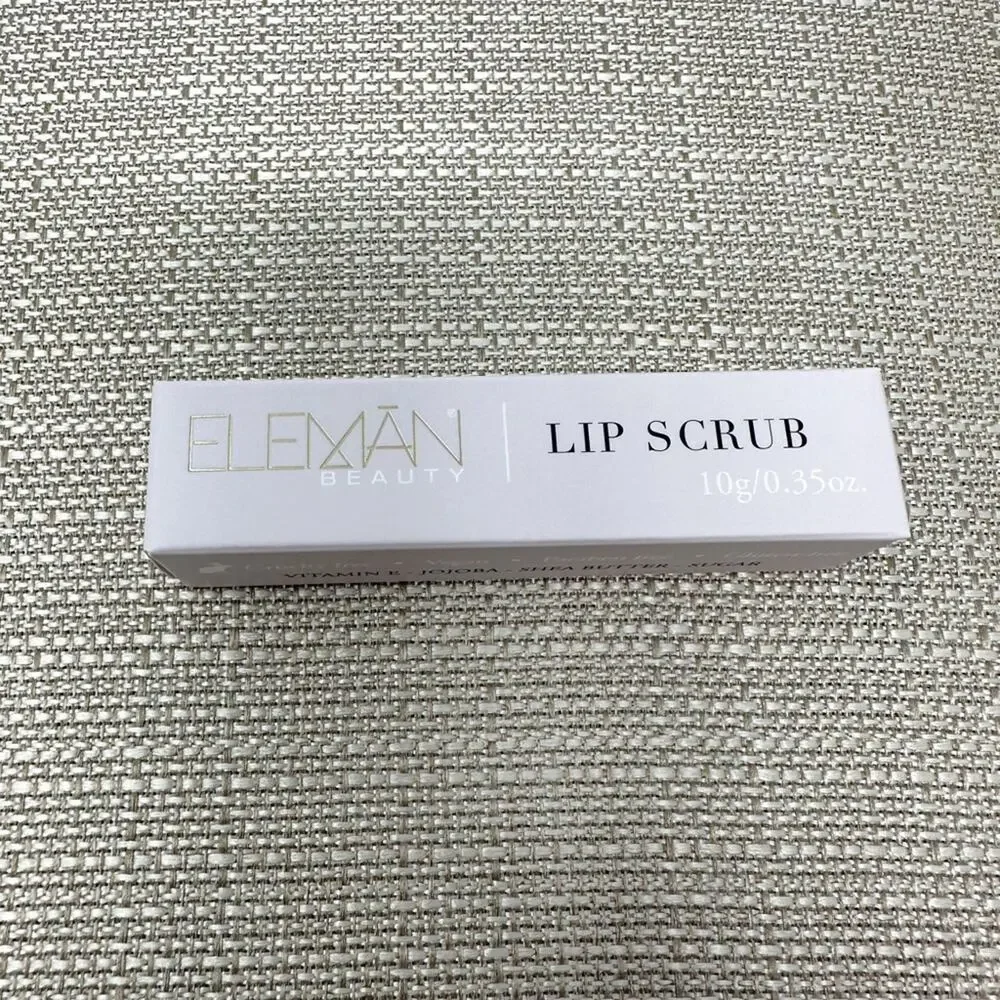 NEW in Box, Eleman Beauty Lip Scrub in Pink, MSRP $18